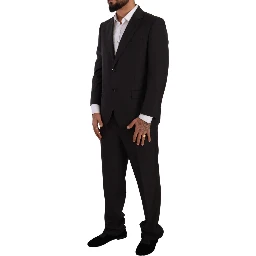 Dark Gray Single Breasted Formal Suit