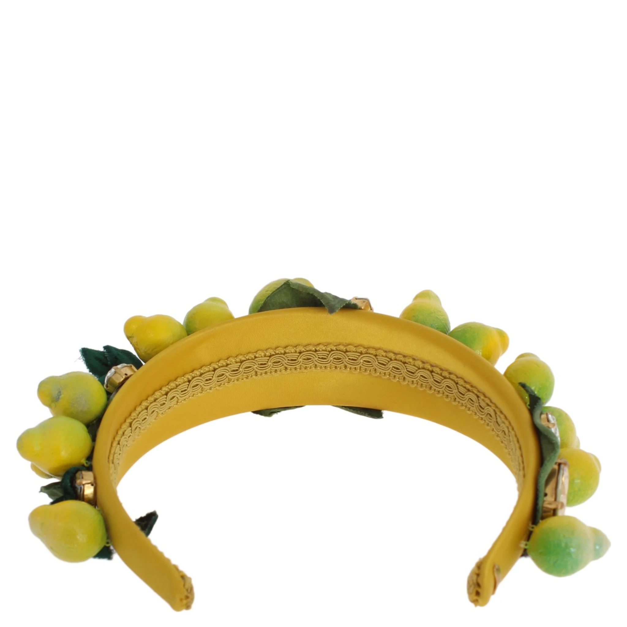 Yellow Lemons Sicily Crystal Diadem Tiara Headband