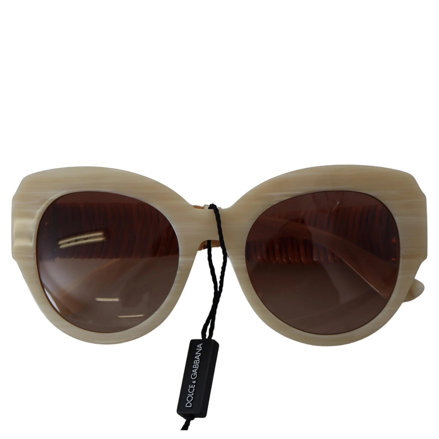 Beige Acetate Full Rim Brown Lense DG4294 Sunglasses