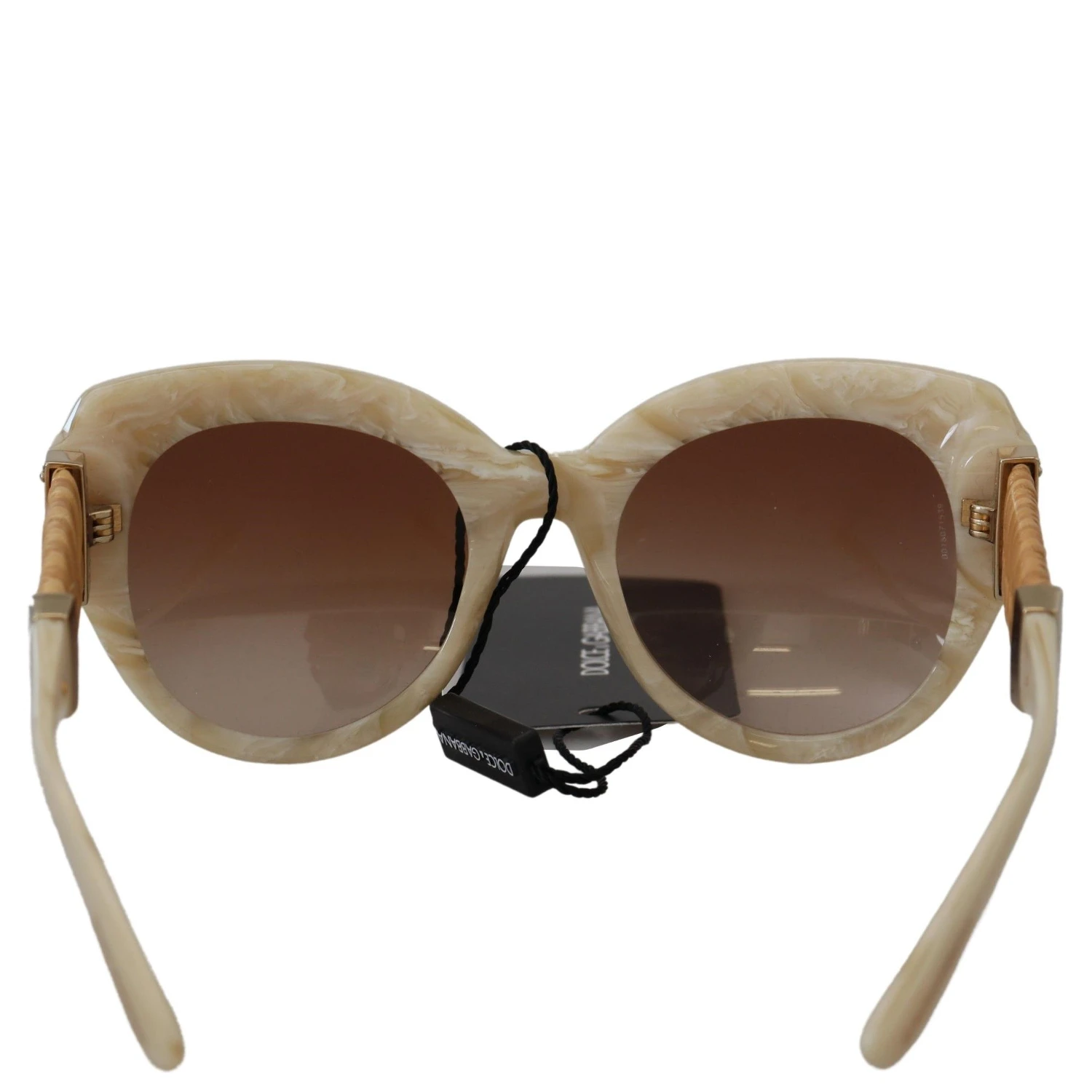 Beige Acetate Full Rim Brown Lense DG4294 Sunglasses