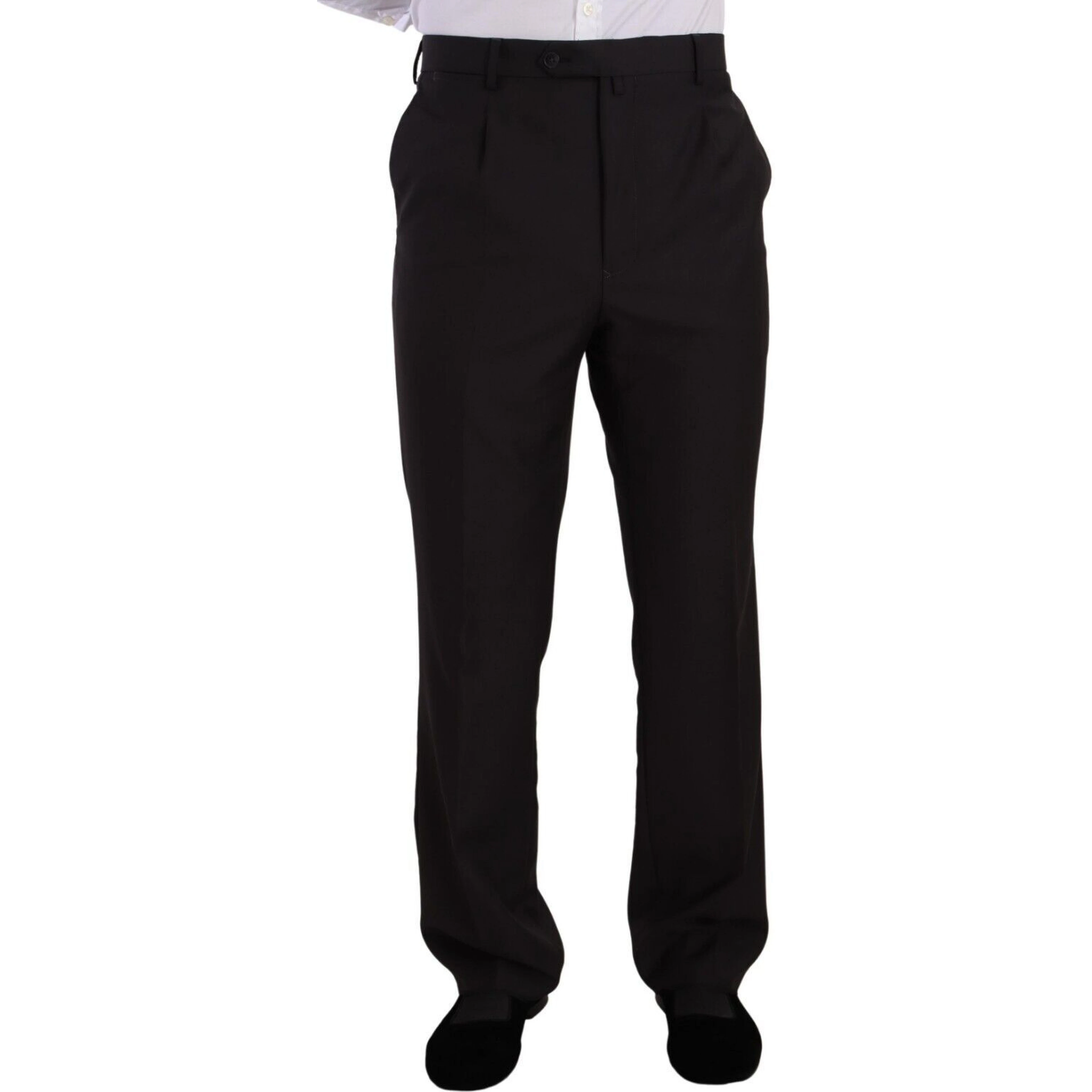 Dark Gray Single Breasted Formal Suit