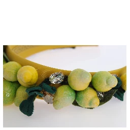 Yellow Lemons Sicily Crystal Diadem Tiara Headband