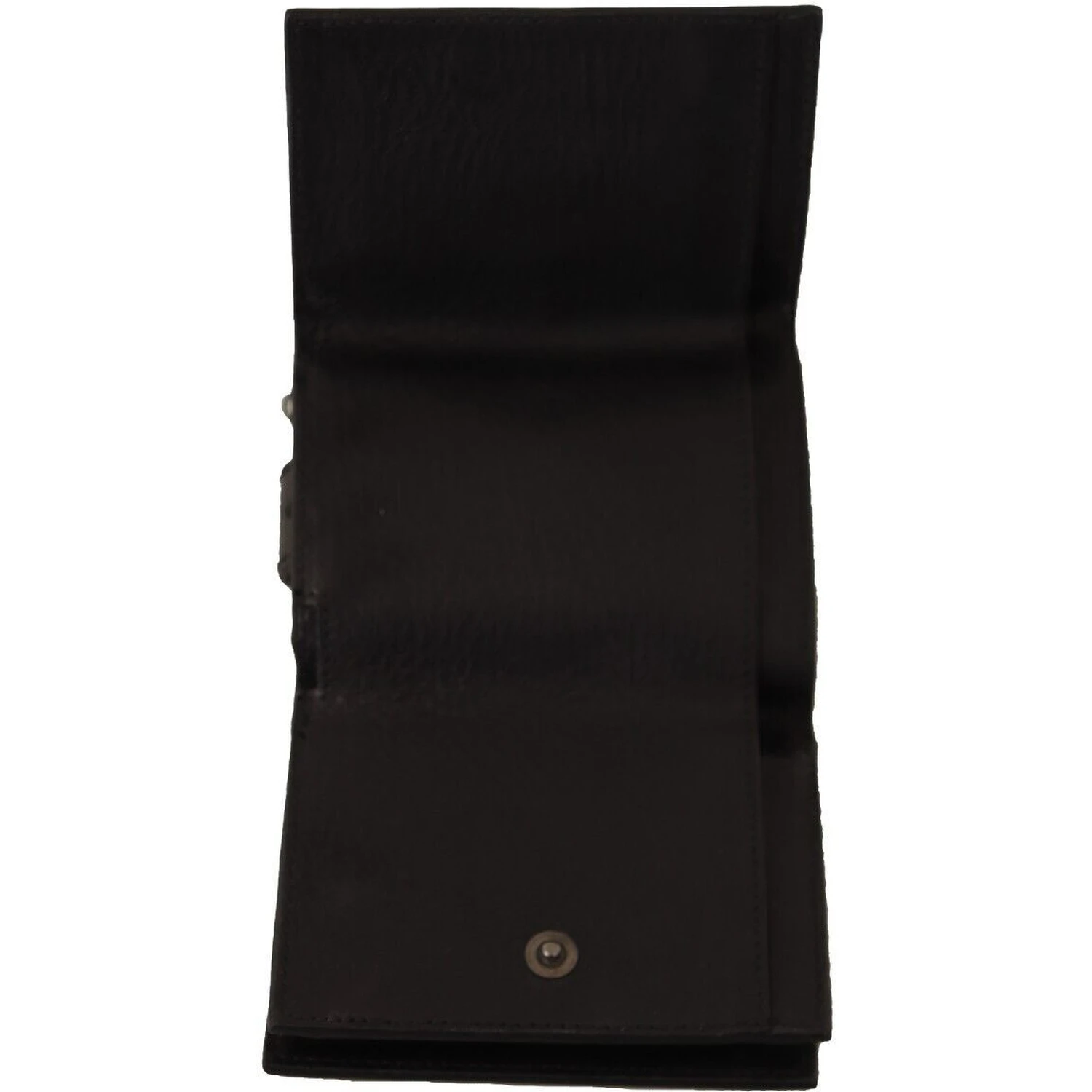 Black Leather Trifold Purse Belt Multi Kit Wallet
