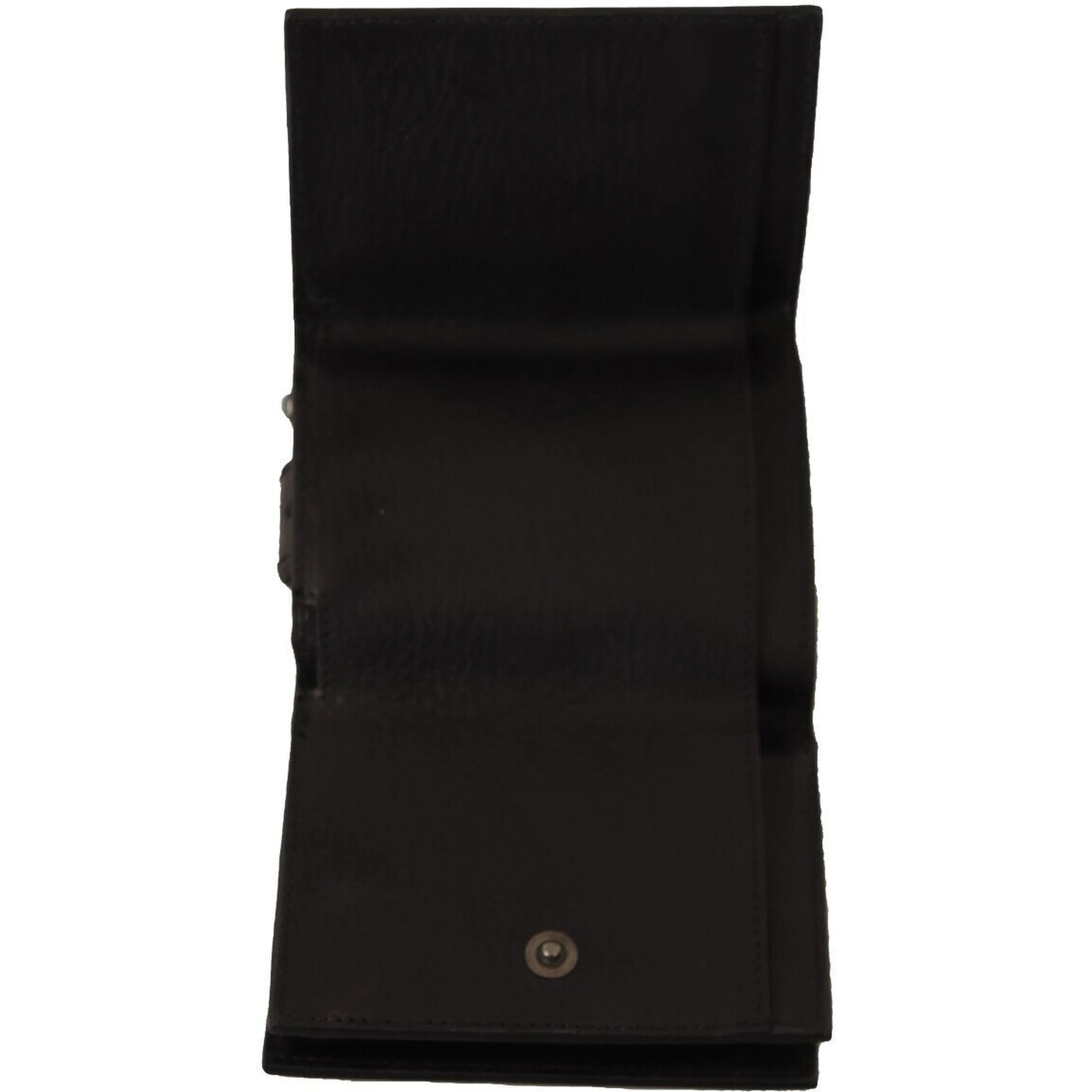 Black Leather Trifold Purse Belt Multi Kit Wallet