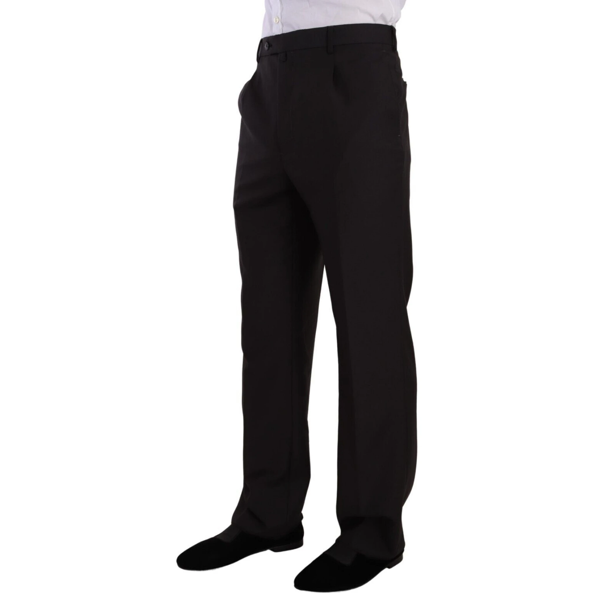 Dark Gray Single Breasted Formal Suit