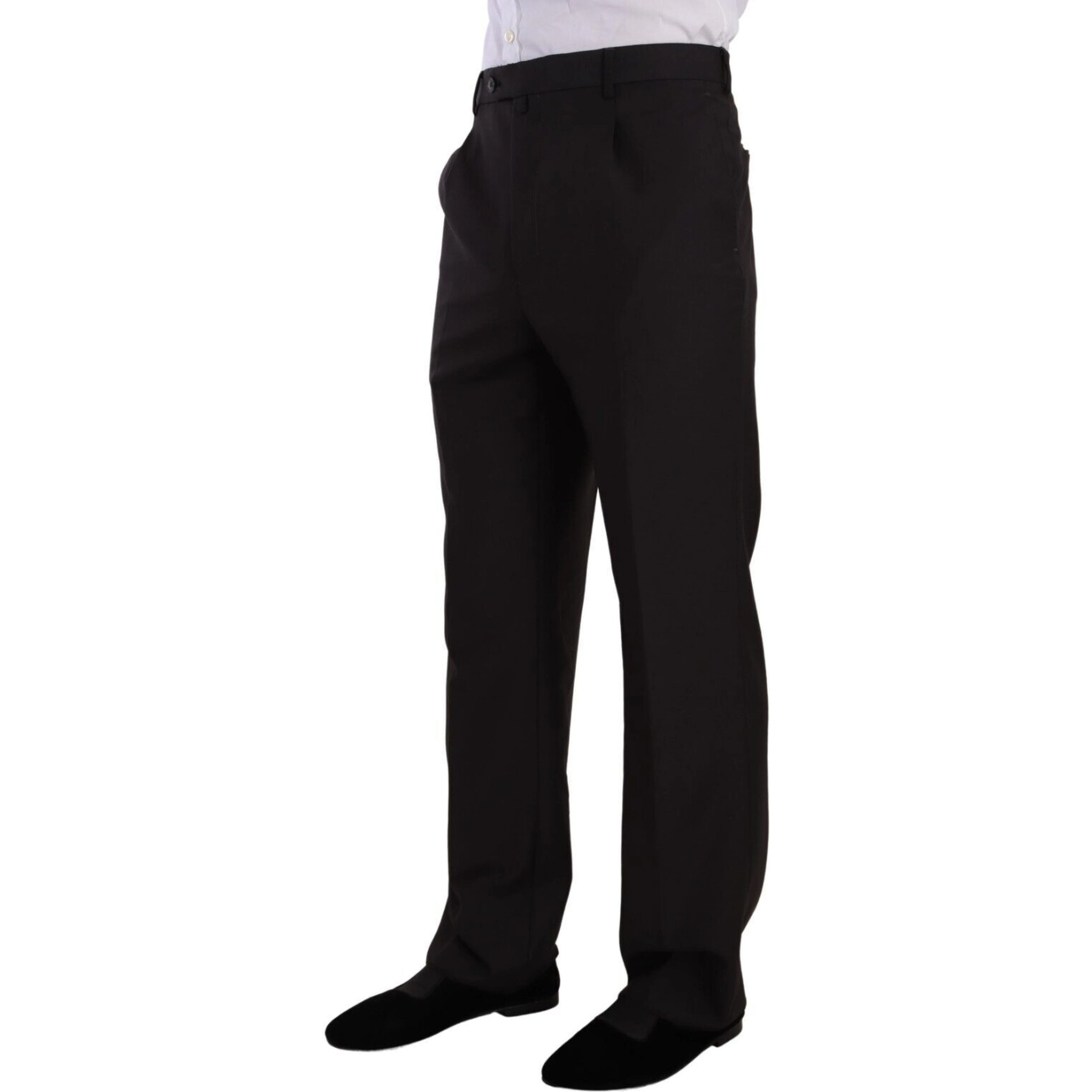 Dark Gray Single Breasted Formal Suit