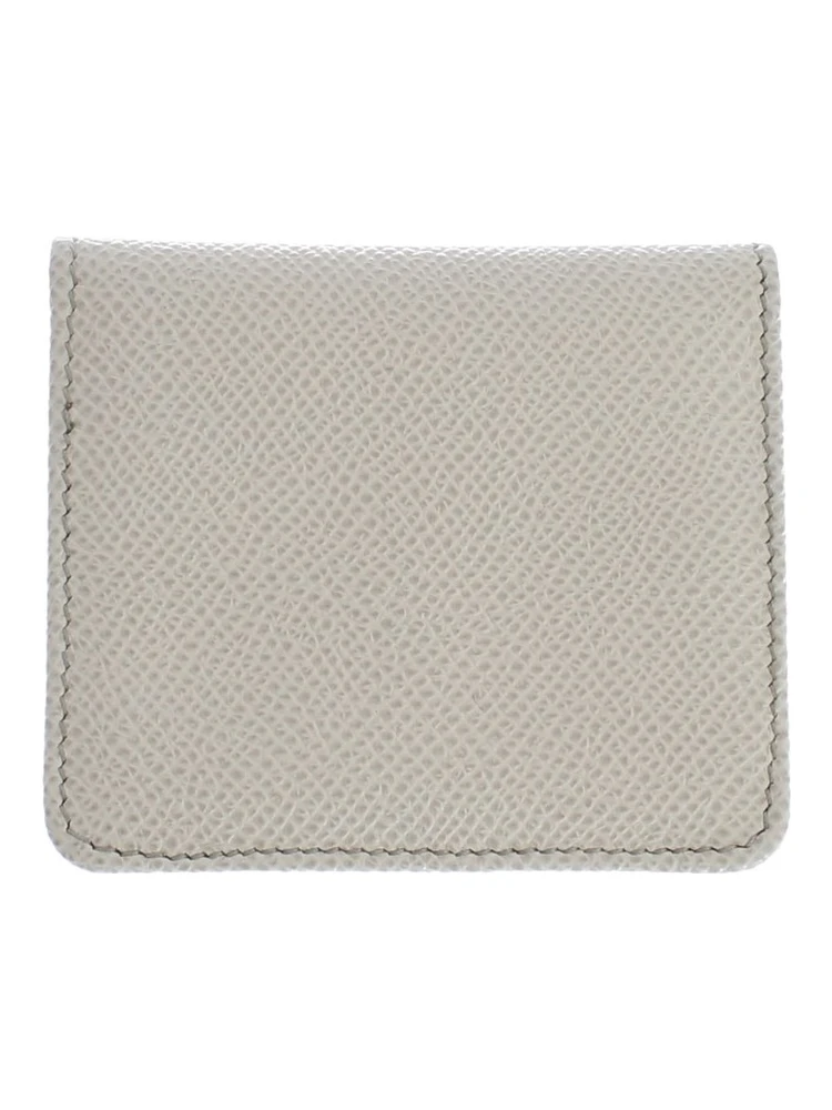White Dauphine Leather Case Wallet alternative