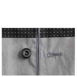 Gray Polka Dot Dress Vest Gilet Weste