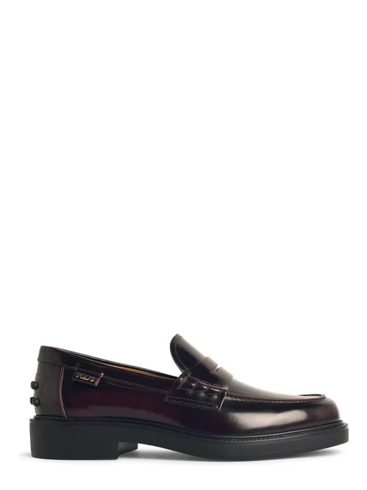 Leather loafers