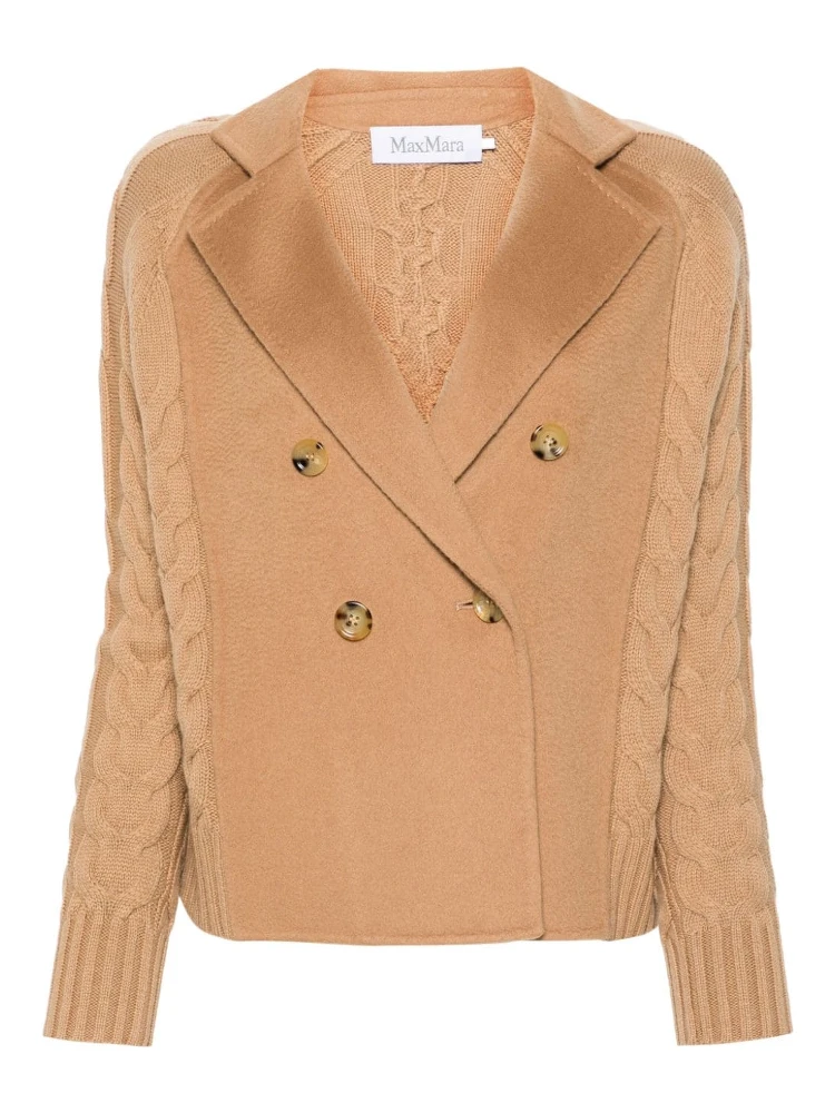 "Micio" cardigan with inserts