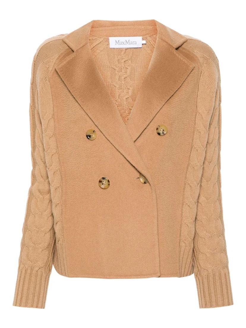 "Micio" cardigan with inserts