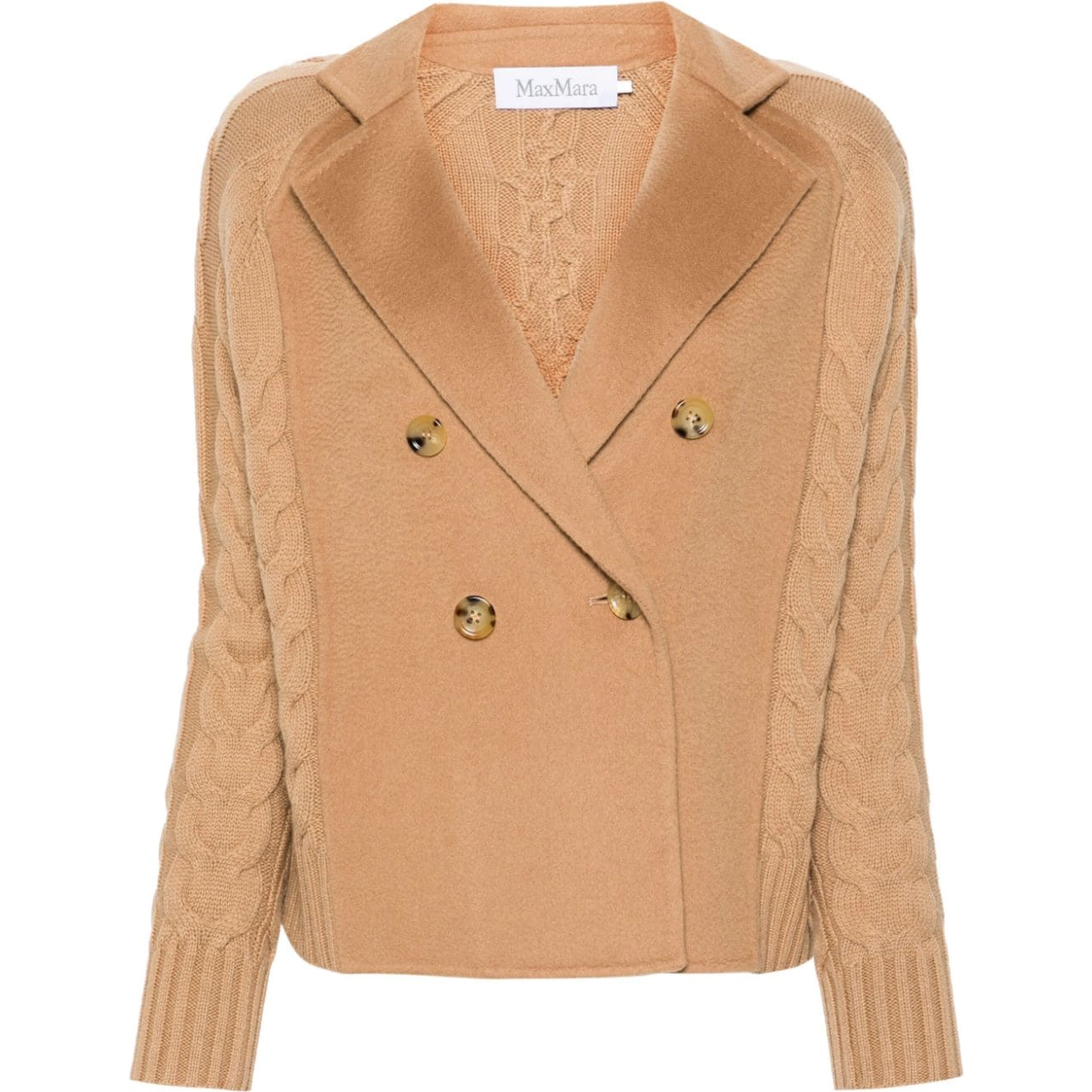 "Micio" cardigan with inserts
