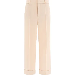 Gabardine wool pants