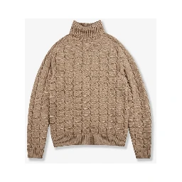 Sim fit turtleneck sweater in wool