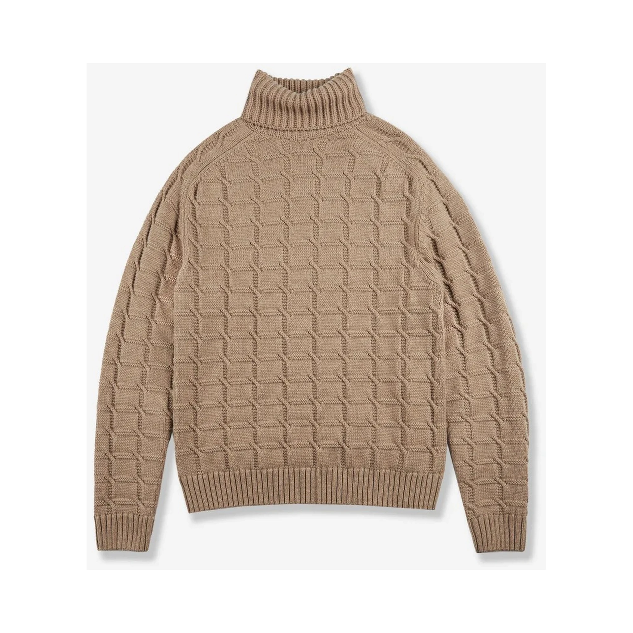 Sim fit turtleneck sweater in wool