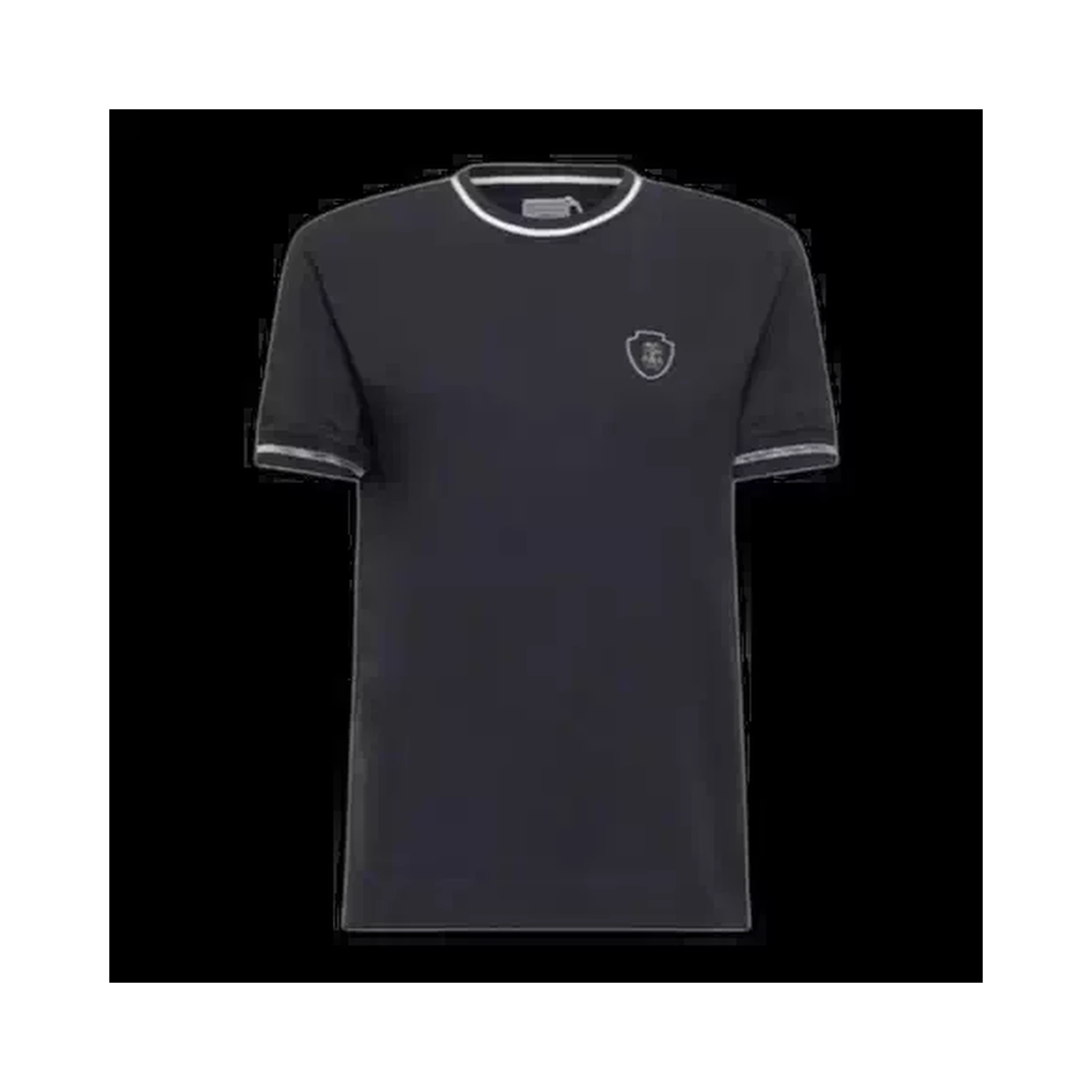 Ribbed crew-neck T-shirt