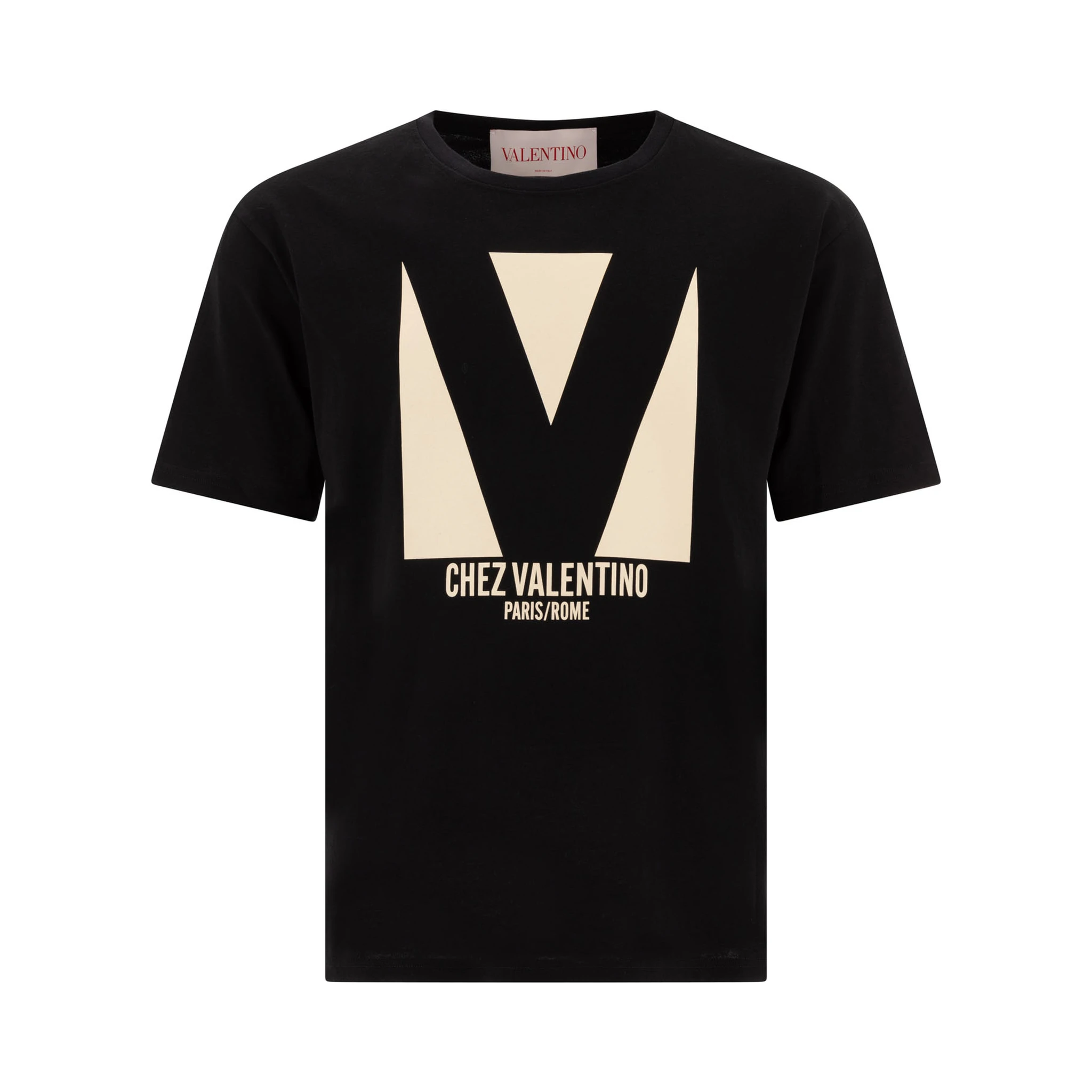 Chez Valentino print t-shirt