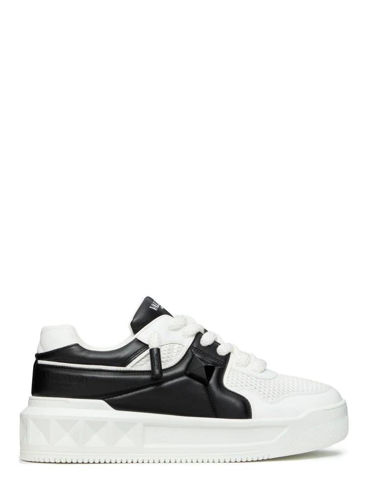 "One Stud" leather sneakers