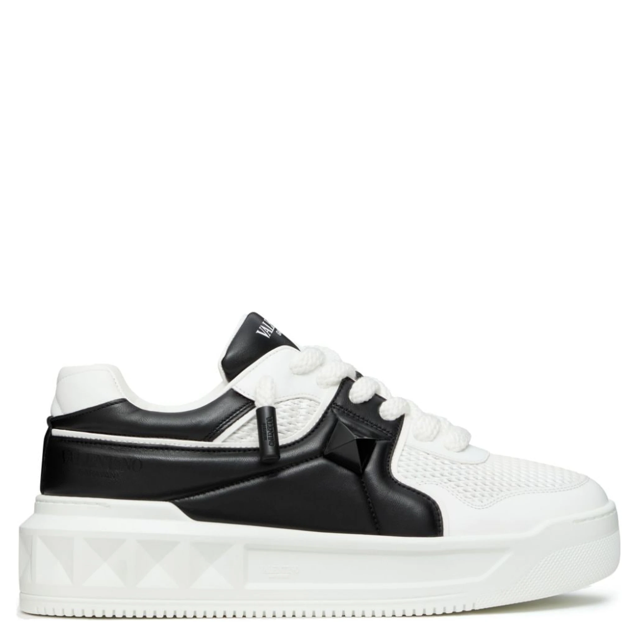 "One Stud" leather sneakers