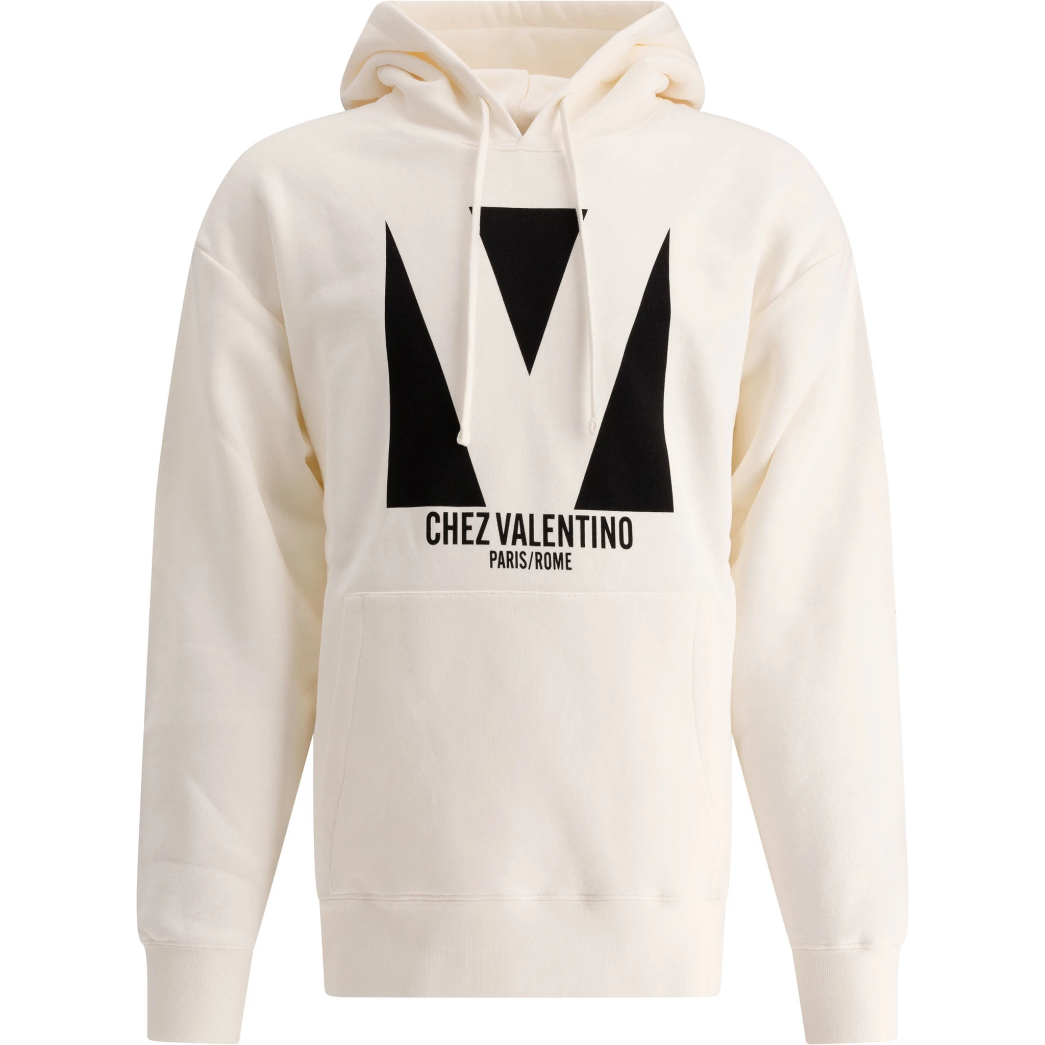 Chez Valentino print hoodie