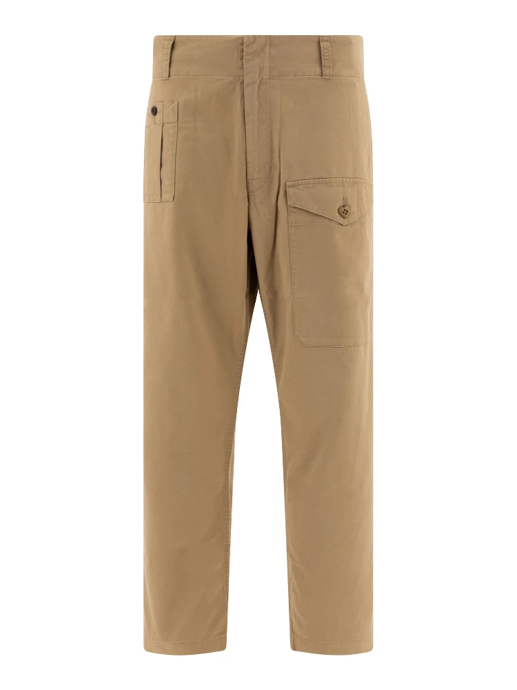 Straight-leg cargo pants
