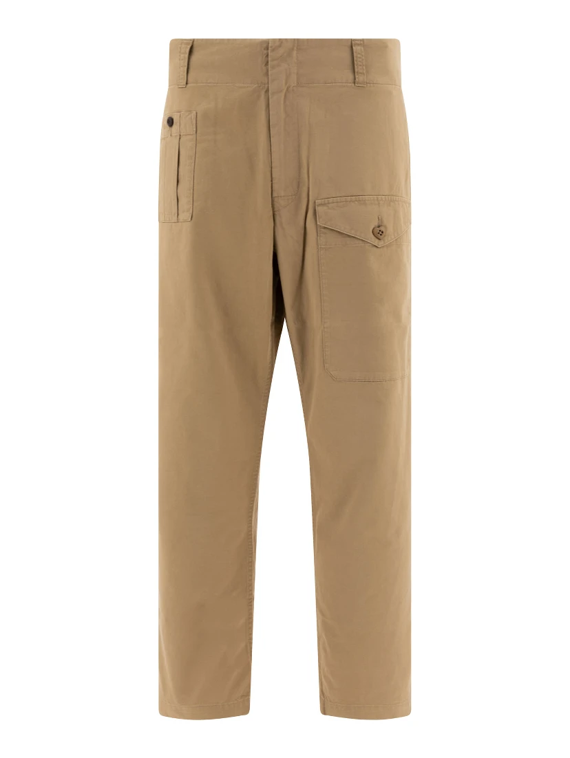 Straight-leg cargo pants