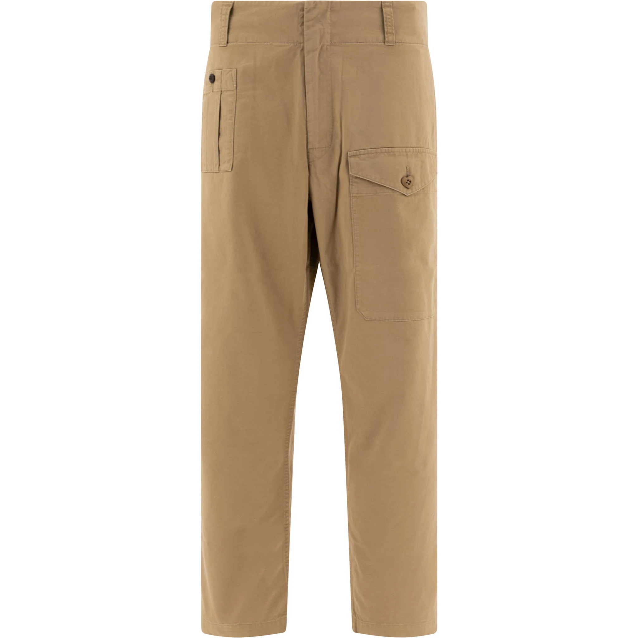 Straight-leg cargo pants