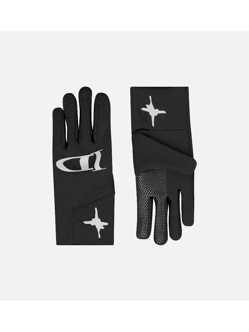 "Dior and Lewis Hamilton" ski gloves