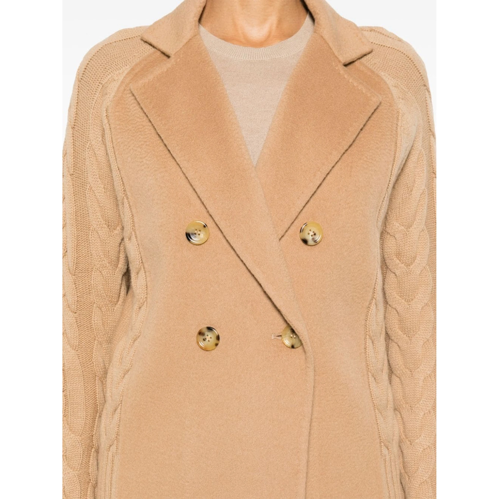 "Micio" cardigan with inserts