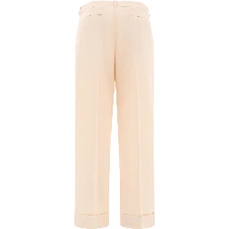 Gabardine wool pants