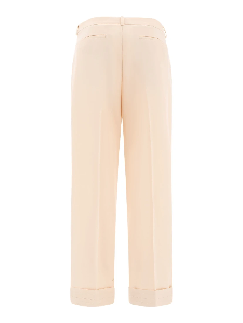 Gabardine wool pants