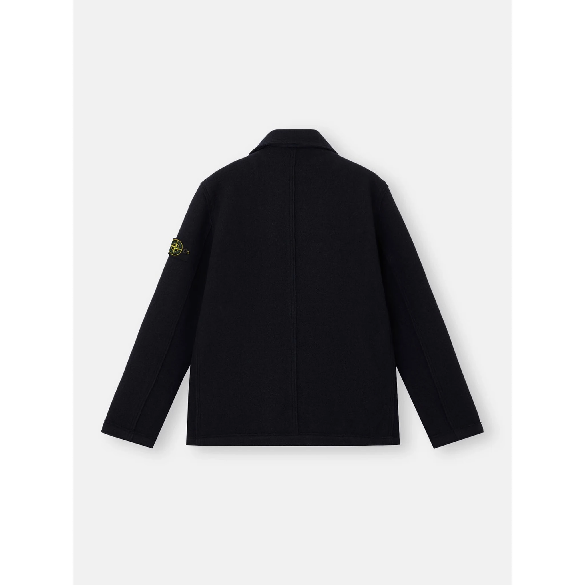 Double-breasted RWS wool felt pea jacket