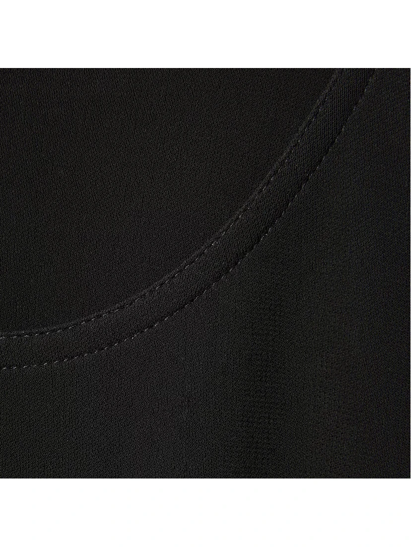 Jersey crêpe fabric evening dress