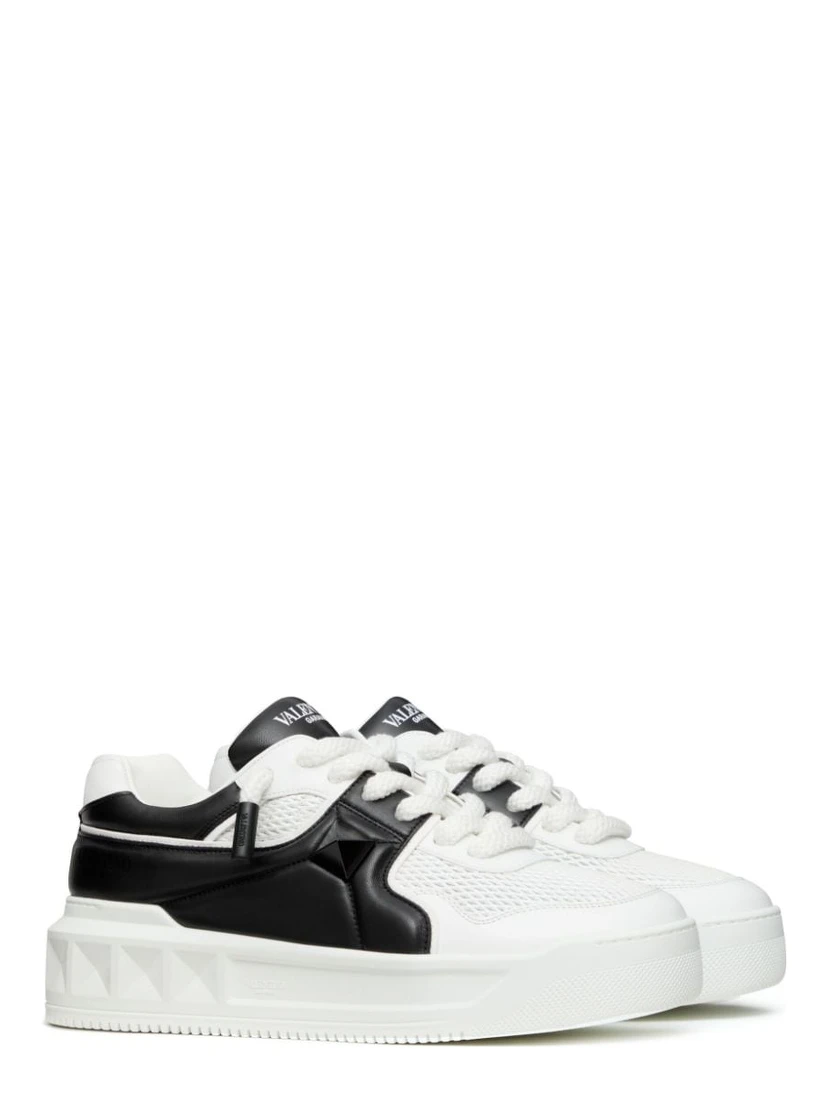 "One Stud" leather sneakers