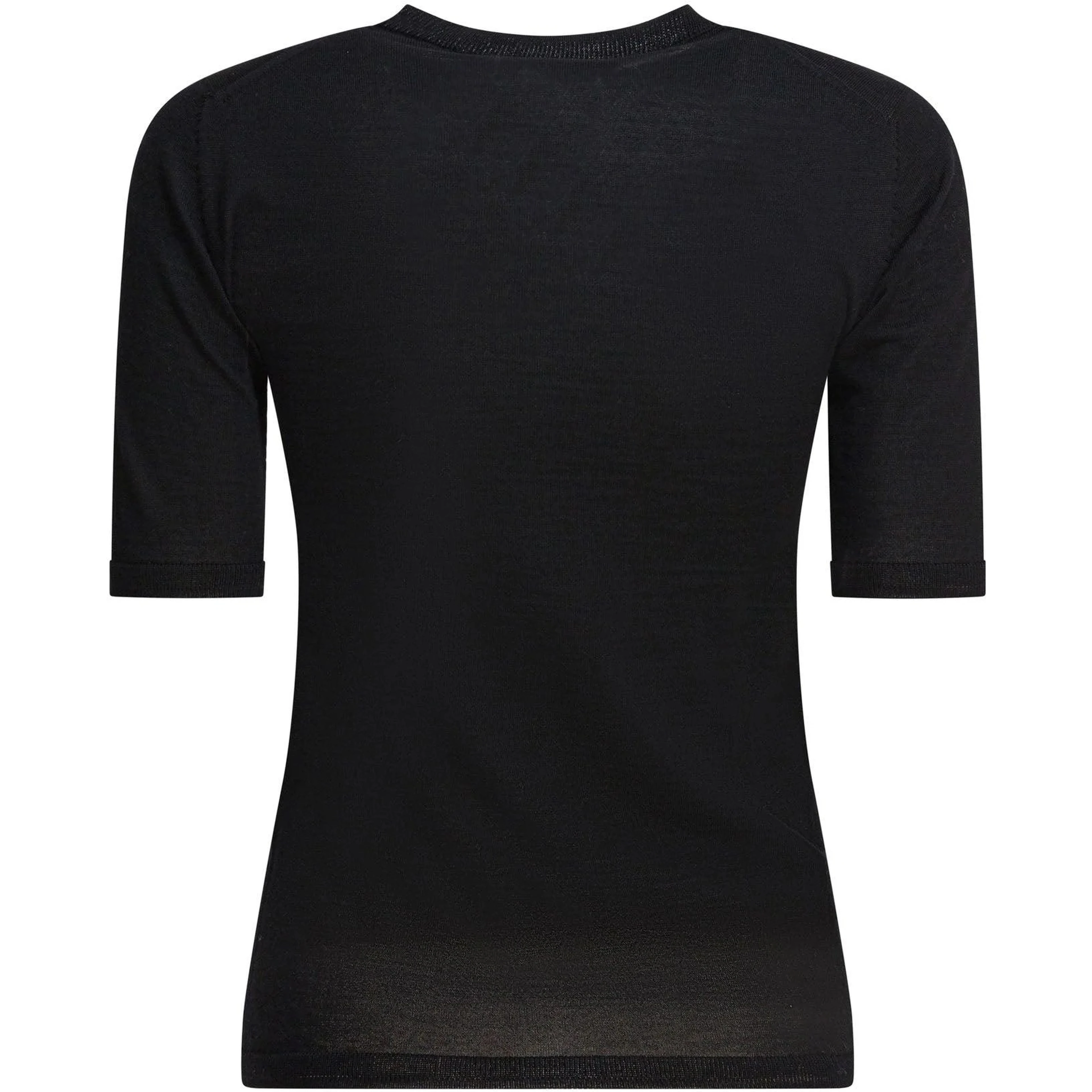 Short slevees t-shirt in wool