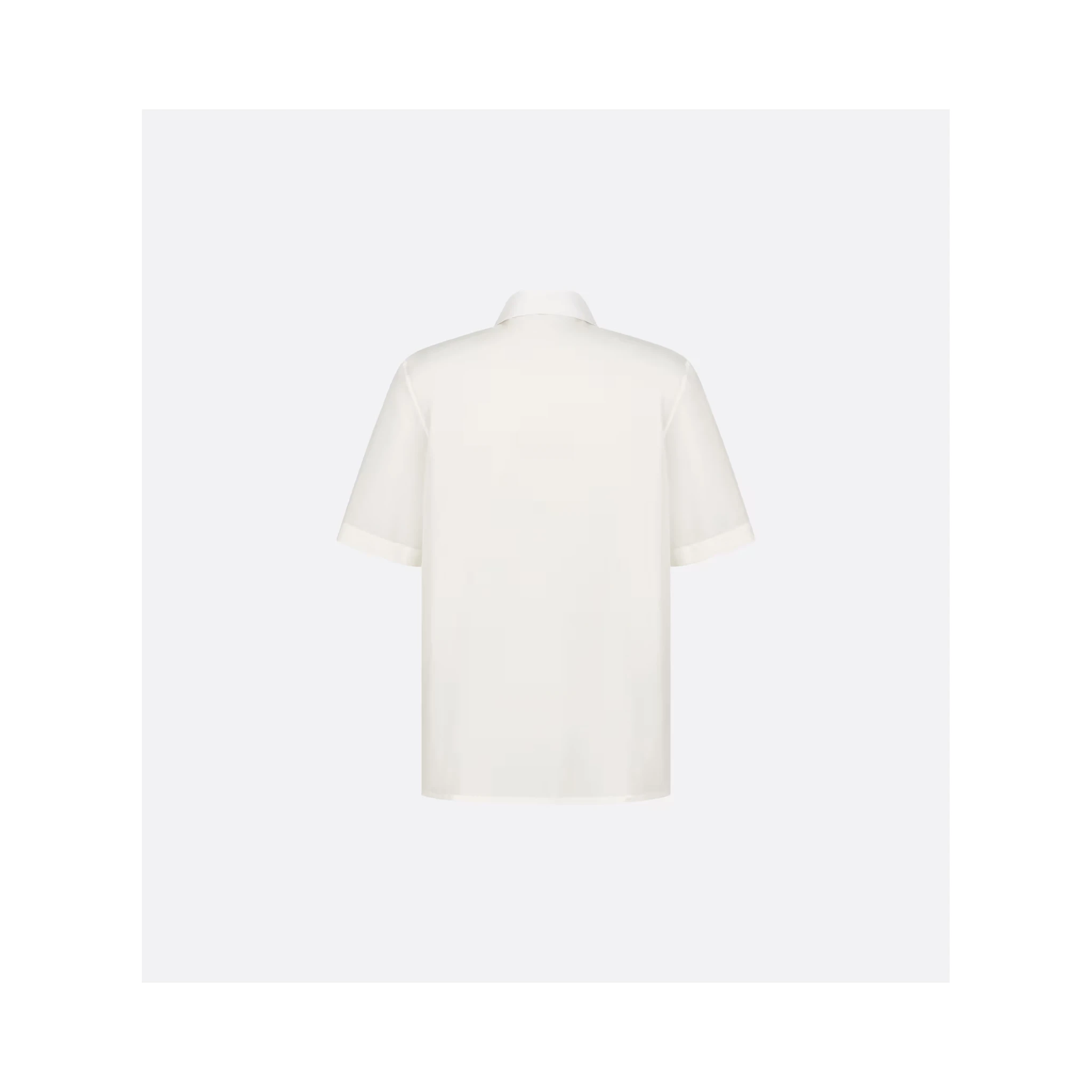 Short-sleeved zipped shirt