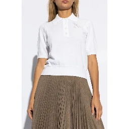 Logo-appliqué polo shirt