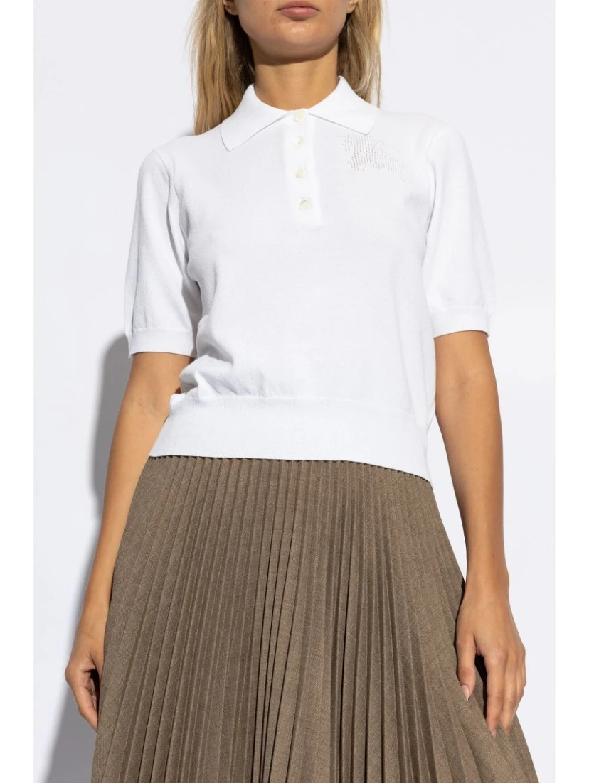 Logo-appliqué polo shirt