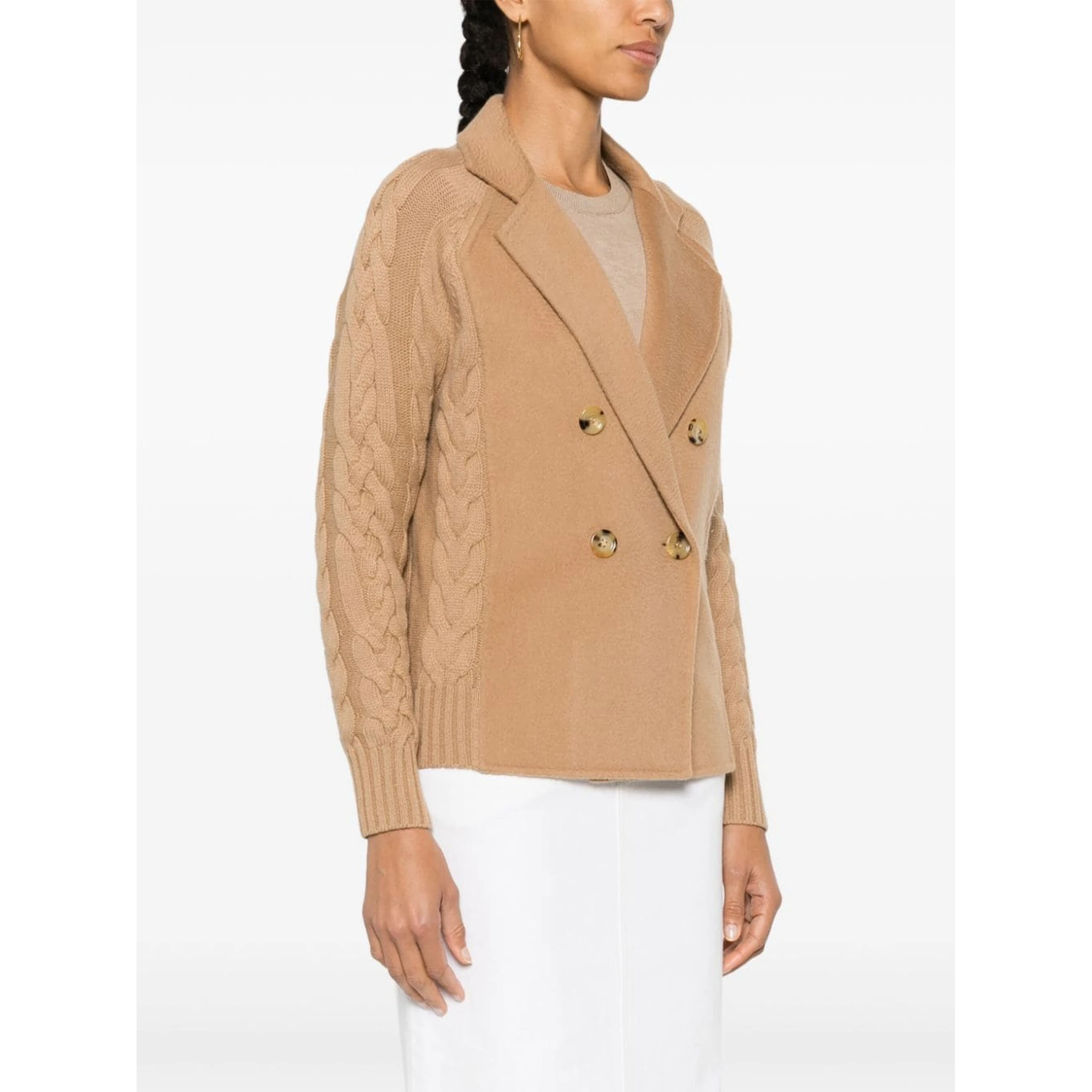 "Micio" cardigan with inserts