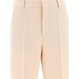 Gabardine wool pants