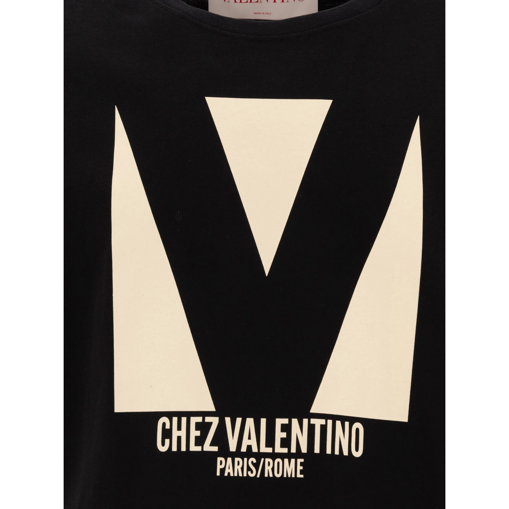 Chez Valentino print t-shirt