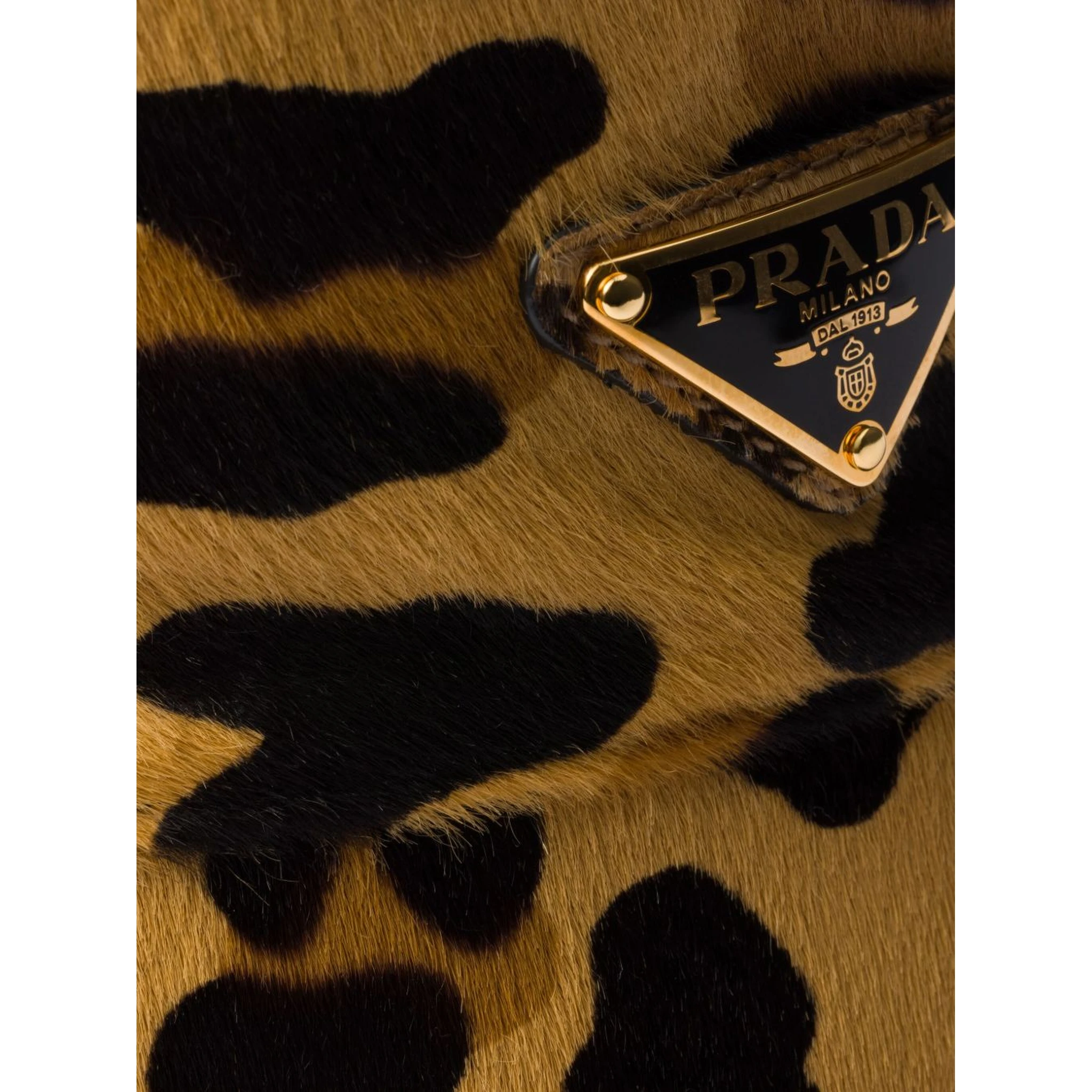 Leopard Print Leather Bucket Hat