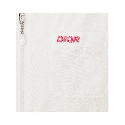 Short-sleeved zipped shirt