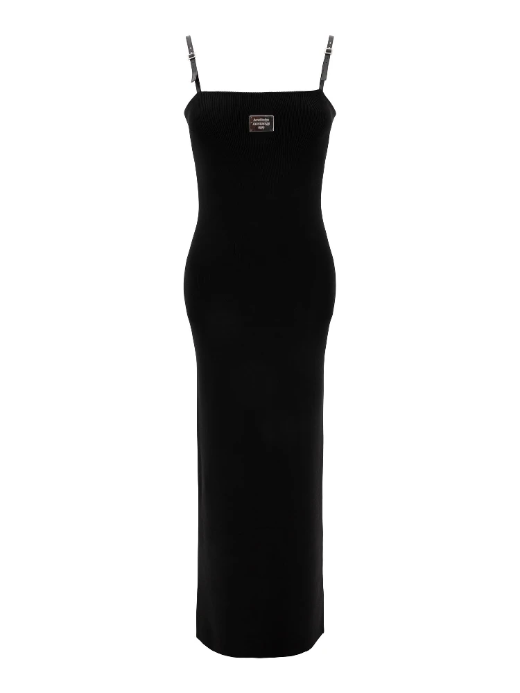 Strap logo dress