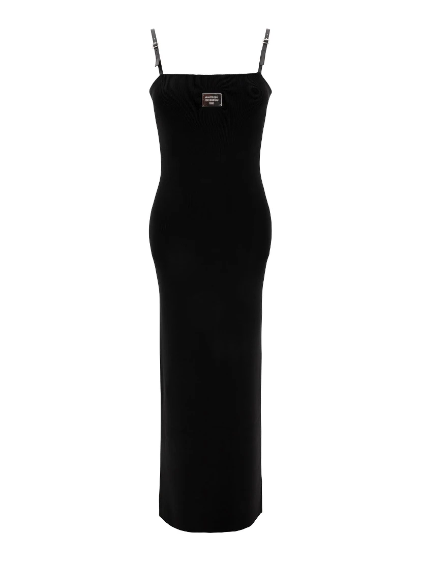Strap logo dress