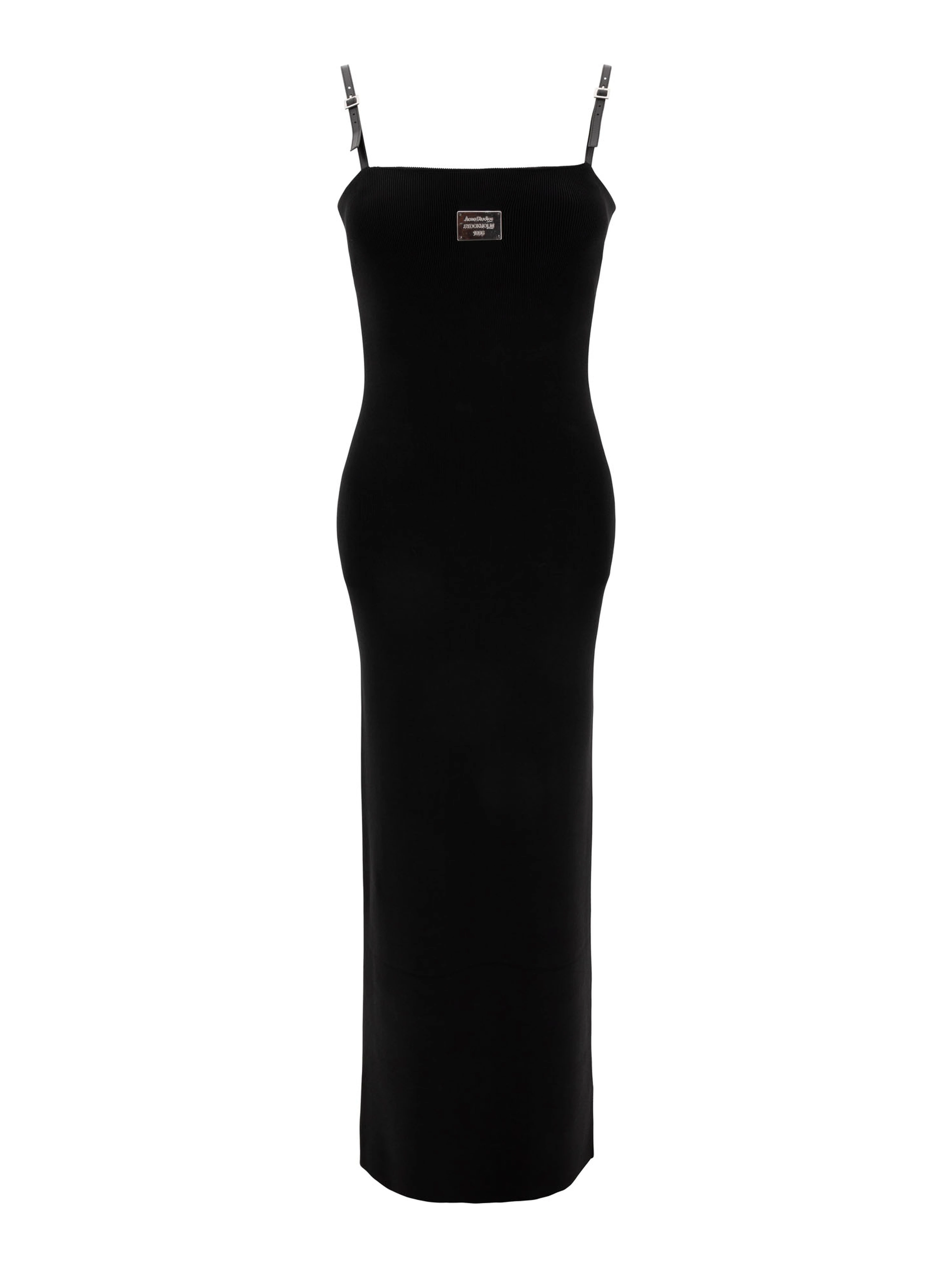 Strap logo dress