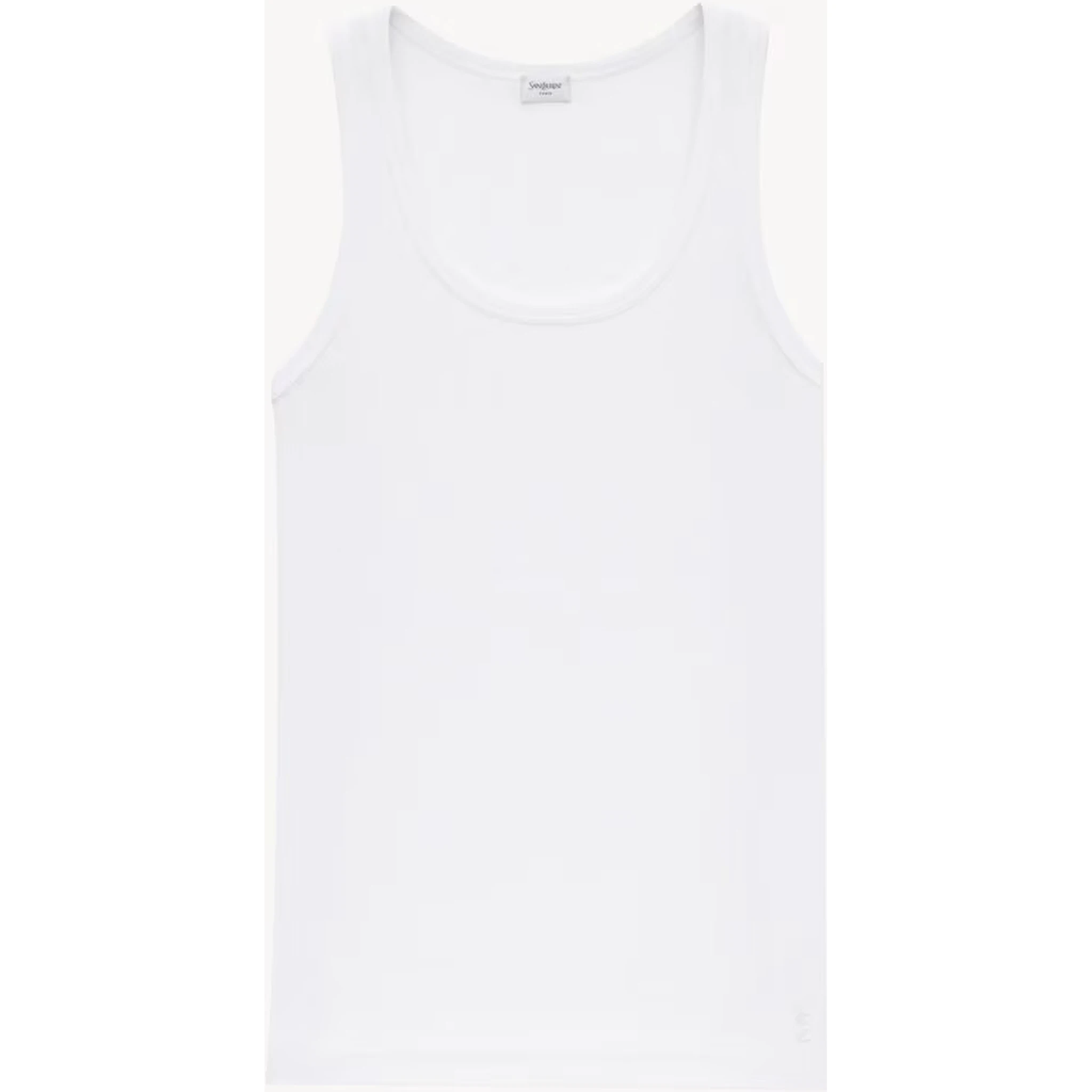 Cotton ribbed tank top
