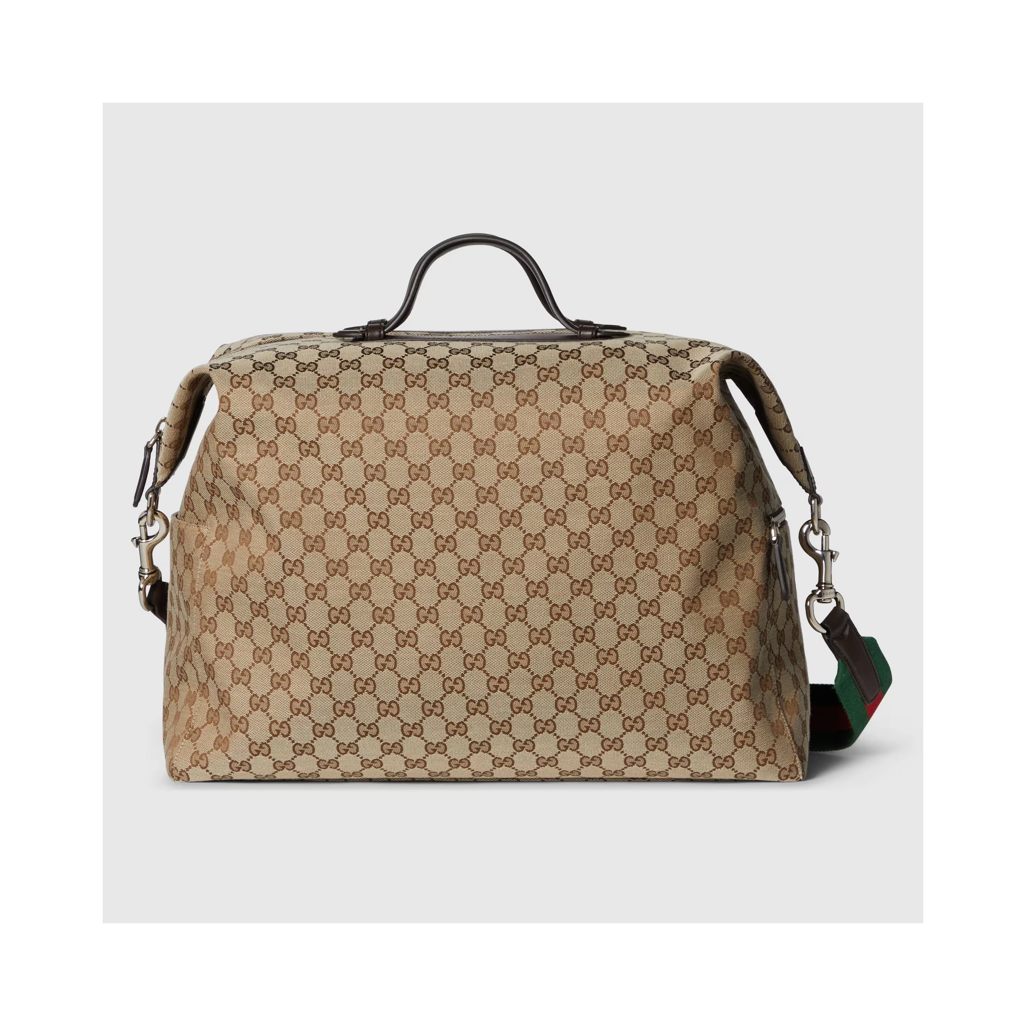 GG canvas medium duffle bag