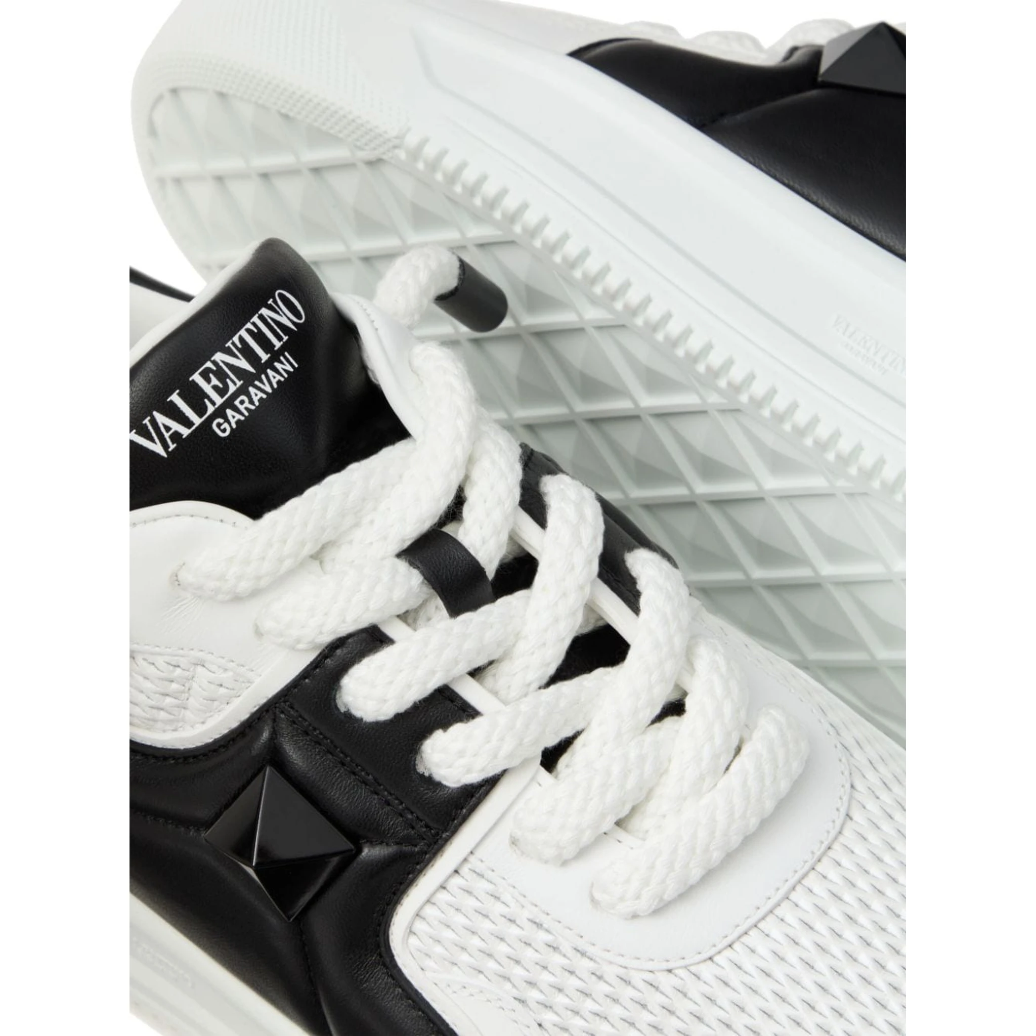 "One Stud" leather sneakers