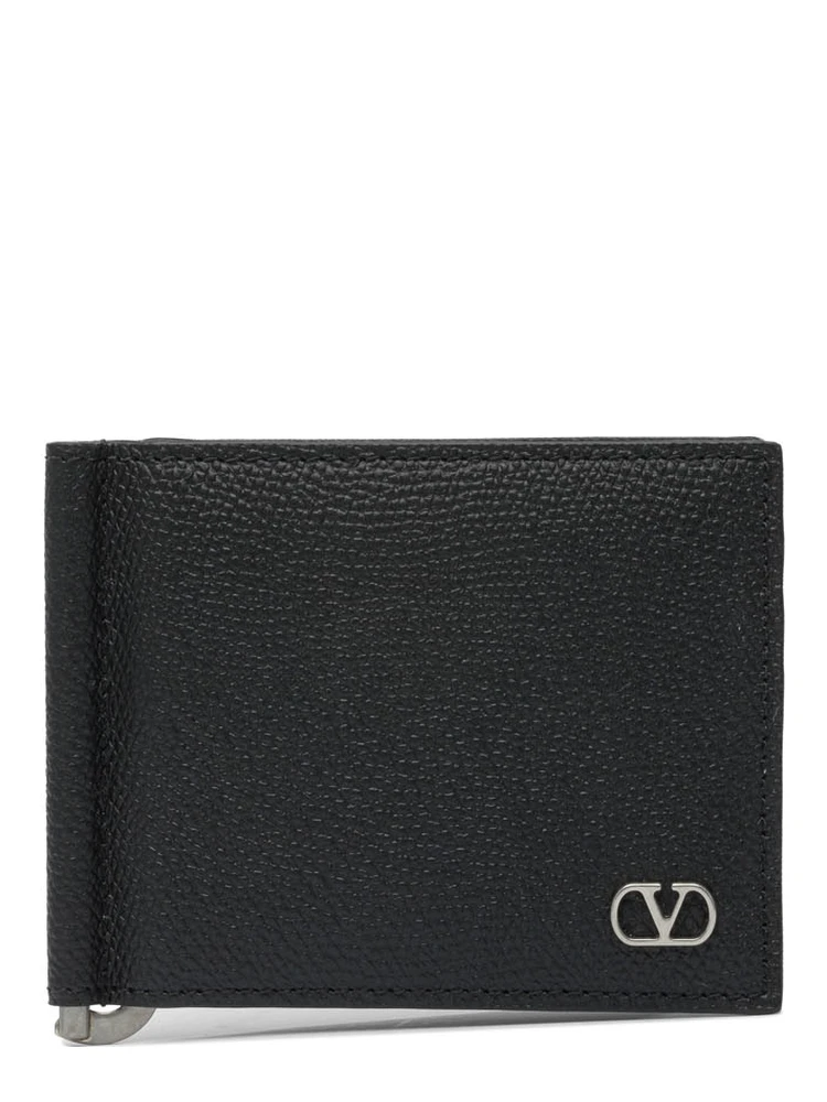 Leather wallet wirh VLogo